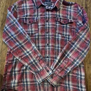 American Rag Red and Blue Plaid Shirt